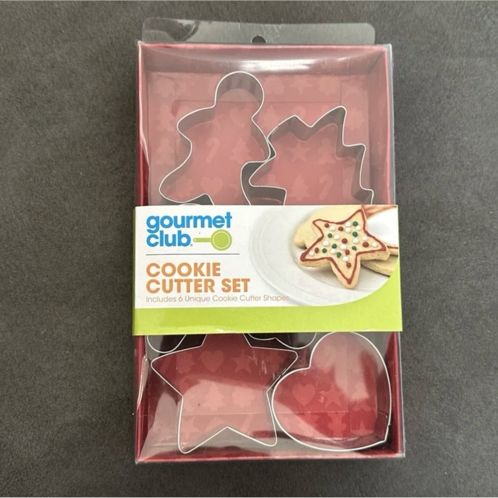 NIP! Gourmet Club Cookie Cutter Set of 6 Shapes